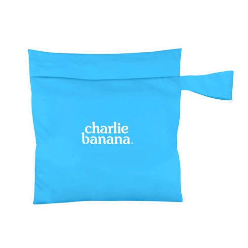 CHARLIE BANANA Waterproof and Washable Reusable Tote Bag for Diapers and Swimwear