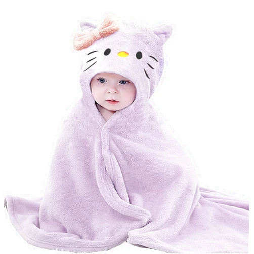 IFaryMes Toddler Bath Towel Baby Towels with Hood 27.5