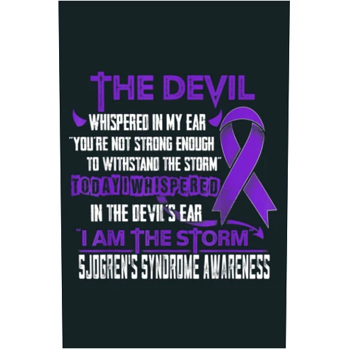 BERTHA JENKINS Sjogren S Syndrome Awareness I Am The Storm Devil: Notebook Planner - 6x9 inch Daily Planner Journal, To Do List Notebook, Daily Organizer, 114 Pages