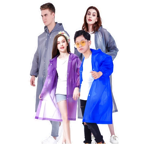 Makonus Rain Ponchos for Adults (2-Pack) and Kids (2-Pack) Disney World Travel Essentials Family Pack