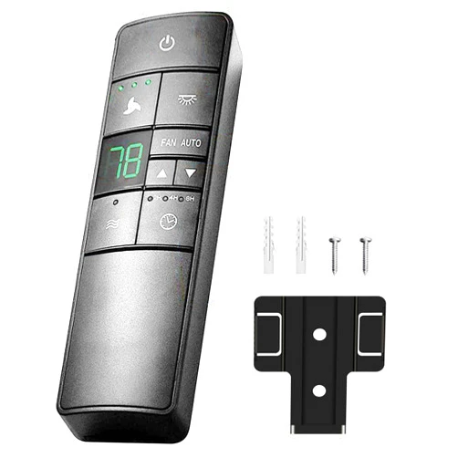 Prichor Ceiling Fan Remote Control for Hampton Bay Home Decorators Collection, Thermostatic Remote Controller with Light Dimmer & Timer, Replacement of 2AAZPHD3/HD3 KUJCE10320/TR222A (Remote Only)