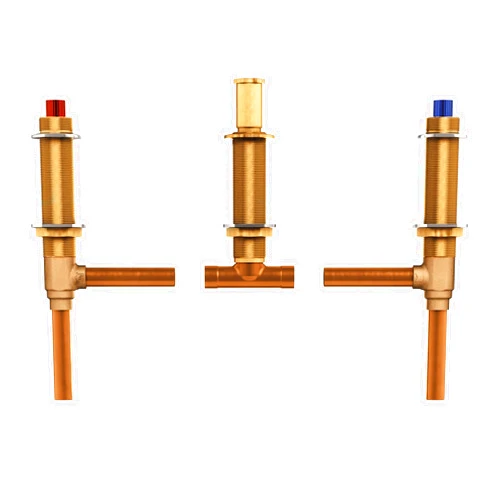Moen Brass Two Handle 3-Hole Roman Tub Valve Adjustable 1/2-Inch CC Connection, 4792