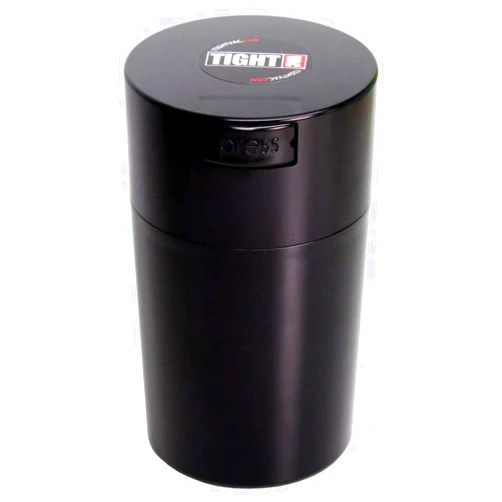 Tightpac America, Inc. Tightvac 1 oz to 6 ounce - Patented Airtight Container | Multi-use Vacuum Container Works as Smell Proof Containers for Herbs and Dry Goods. Black