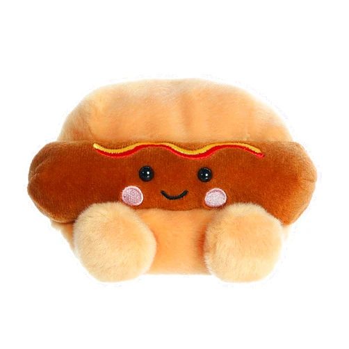 Aurora® Adorable Palm Pals™ Colson Hot Dog™ Stuffed Animal - Pocket-Sized Play - Collectable Fun - Brown 5 Inches