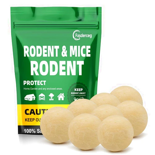 Fasderceg Rodent and Mice Repellent Outdoor/Indoor, Rat Repellent Balls, Mouse Repellent Peppermint for House, Peppermint to Repel Mice and Rats, RV Rat Repellent, Keep Mice Away 8Pcs