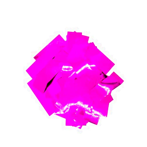 Ultimate Confetti, Fluttering Pink Mylar Shiny Foil Metallic Confetti – Rectangular Light-Weight and Slow-Falling Party Confetti for Cannon and Launcher use – Best for Celebrations - 1 lb, 16 oz