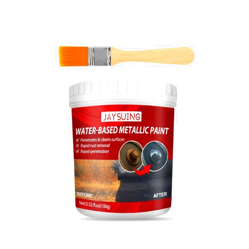 Wizia Water-Based Rust Remover for Metal, Car Chassis Derusting - Multi-Functional Universal Rust Converter Gel with Brush for Metallic Car Paint