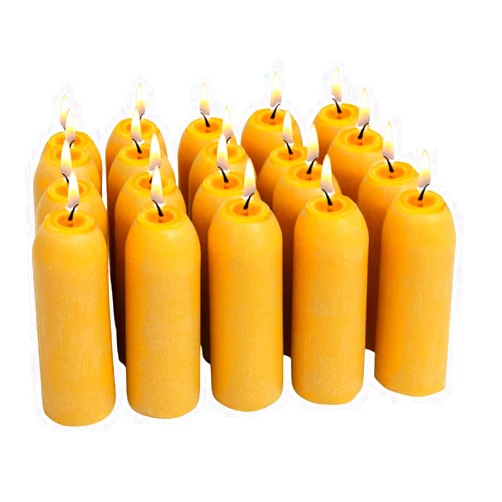 UCO 12-Hour Natural Beeswax Long-Burning Candles for UCO Candle Lanterns and Emergency Preparedness, Made in USA