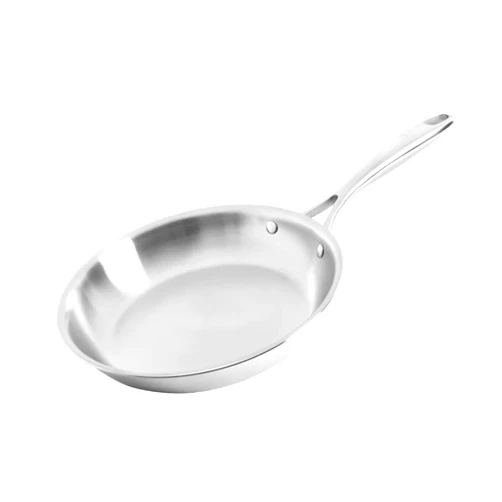 Sardel 10” Skillet - Made in Italy, Stainless Steel Frying Pan, Non Stick, Lightweight, Sturdy Heat Resistant Handle, Induction Compatible & Oven Safe