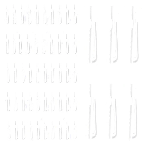 Telooco 50Pcs Plastic Pinch Pleat Curtain Hooks Adjustable Drapery Hooks for Pleated Drapes Ratchet System Curtain Pleat Hook for Window Drapery Door Curtains Shower Curtains (90mm/3.54 Inch)