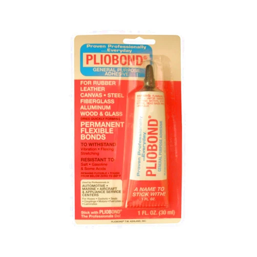 THE RUSCOE COMPANY RUSCOE P141 1oz Pliobond Adhesive, Amber
