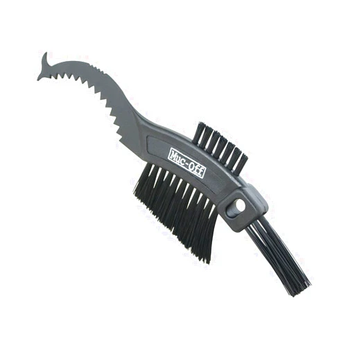 Muc-Off Claw Brush - Bike Cleaning Brush with Three Heads and Durable Nylon Bristles - Perfect for Cleaning Chains, Cassettes and Sprockets