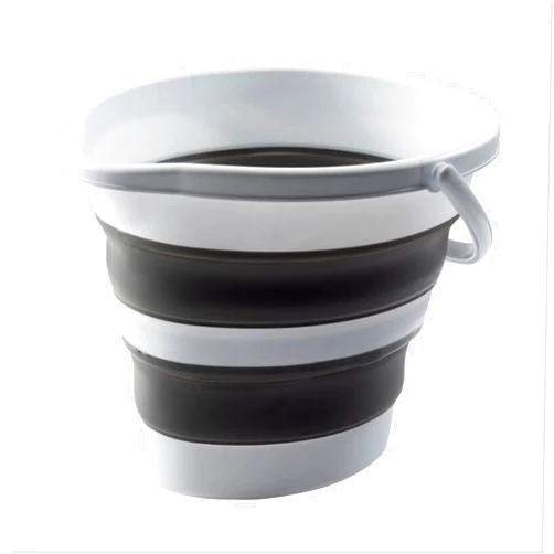 XBLDMJY Collapsible Bucket 10L,Portabl Foldable Bucket, Pail for Travel，Camping ，Beach， Space-Saving，Compact and Light.