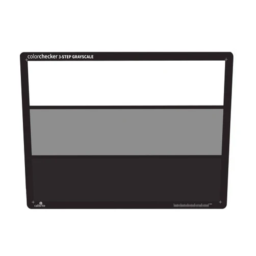 Calibrite ColorChecker 3-Step Grayscale (CCGS)