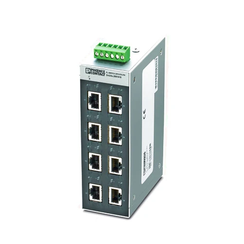 PHOENIX CONTACT 2891018, Industrial Ethernet Switch, 8 TP RJ45 Ports 10/100 Mbps, FL Switch SFN 8TX-PN