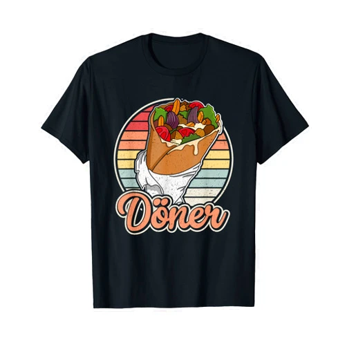 Türkisches Fastfood Döner Küche Designs Döner Kebab Snack Meat Lovers Turkish Kitchen Dürüm T-Shirt
