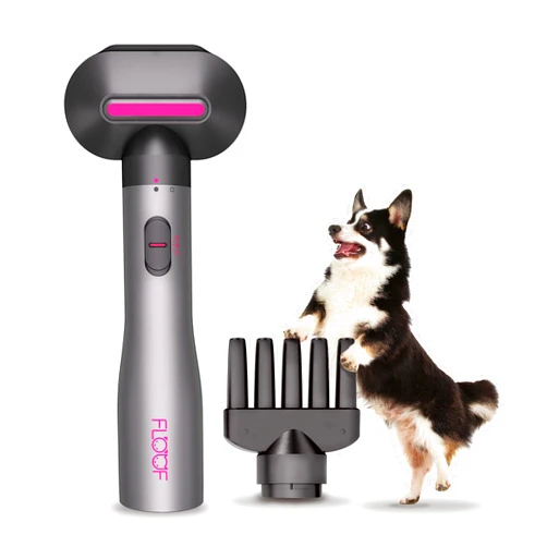 FLOOF Pet Hair Dryer, 2-in-1 Dog Comb Dryer, Drying & Combing with Negative Ions, Adjustable Temperatures, 20V Powershare Freedom, FLOOF Portable Pet Grooming System (Battery not included）