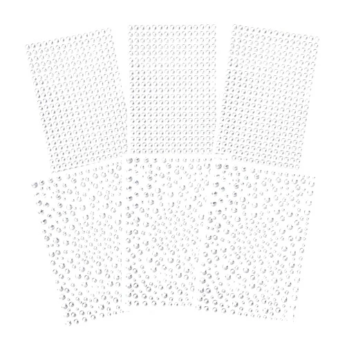 NIUBIER Clear Rhinestones Stickers, 2100pcs Self Adhesive Rhinestones for Face, Bling Jewel Stickers, Crystal Gem Stickers for Crafts, Makeup, Face, Hair, Assorted Size…