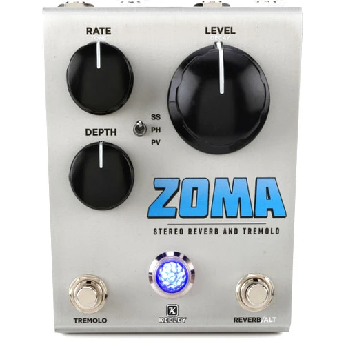 Keeley Zoma Stereo Reverb and Tremolo Pedal