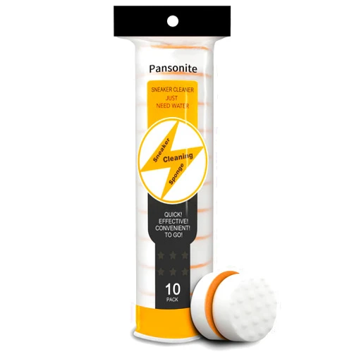 Pansonite Instant Sole and Sneaker Cleaner, Premium Dual-Sided Sponge Shoe Cleaner Perfect for Shoe Soles Cleaning