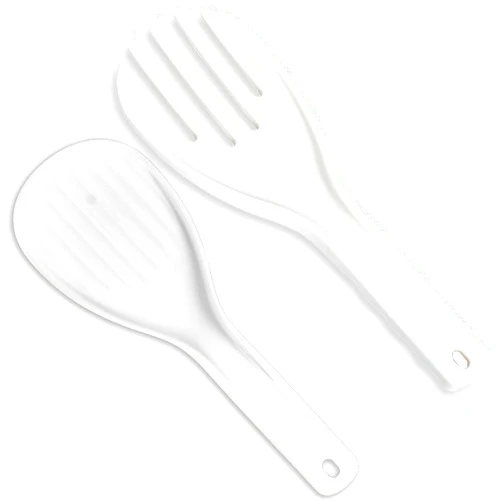 Setaria Viridis Plastic Rice Paddle Spoon Non-Stick 2pcs Rice Spatula