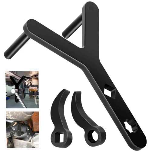 KETEBAIYI New Lower Control Arm Prying Tool, suspension removal tools, pry bar wrench adaptor head, Bushing Removal Tool & Pry Bar Adapter Tool Set, Designed for use with 1/2” Drive Extension Breaker Rods