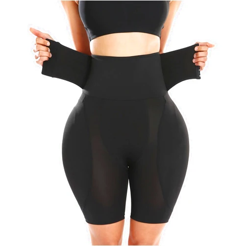 Figninget Butt Lifter Panty Hip Pads Padded Shapewear Hips Enhancer Shapewear for Women High Waist BBL Shapewear Shorts