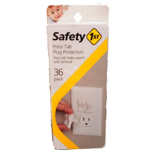 WapSter Safety 1st Press Tab Plug Protectors - 72 Count