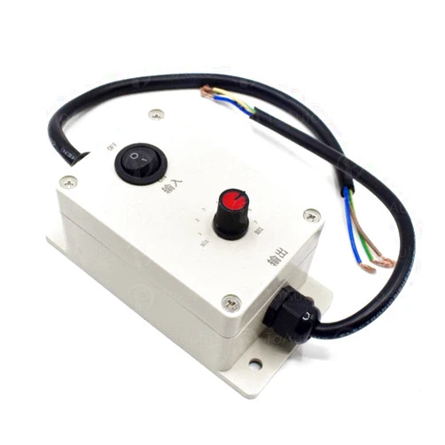 FASTTOBUY AC Motor Speed Controller 110V / 220V Motor Governor for Concrete Vibrator Vibration Motor (Speed Controller with Switch)