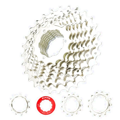CYSKY 10 Speed Cassette 11-25T/11-28T/11-32T/11-36T/11-40T/11-42T Compatible with Shimano/Sunrace/Sram Bike Freewheel, Fit for Mountain Bike, Road Bike, MTB, BMX