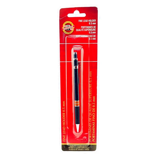 Koh-I-Noor Mephisto Mechanical Pencil, For Use With 0.5MM HB Lead, Black (Sold Separately), 1 Each (5035BC.5)