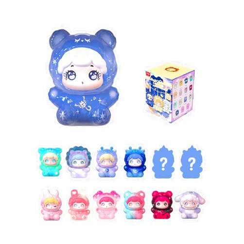 Popobox Zodiac PET Series Blind Box Figures, Random Design Action Figures Collectible Toys for Gift, Home Decorations, Single Box
