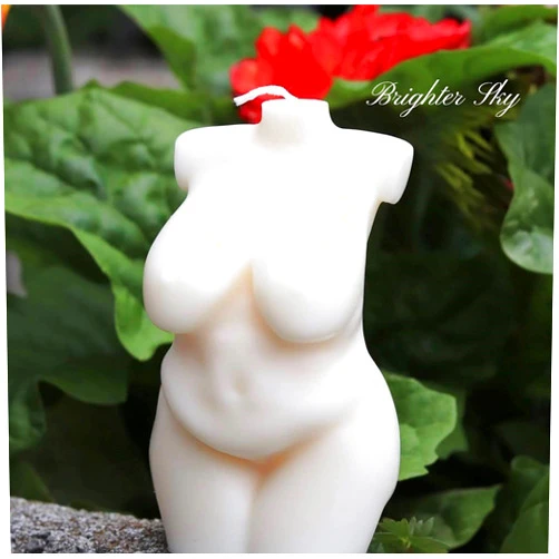 Brighter Sky Body Candle, Premium Natural Soy Wax, Goddess Candle, Female Body Candle, Woman Shaped Aesthetic Candle, Bust Candle, Scented Candle, Gift for Her, Cute Candle Gift Ideas, Candle Decor