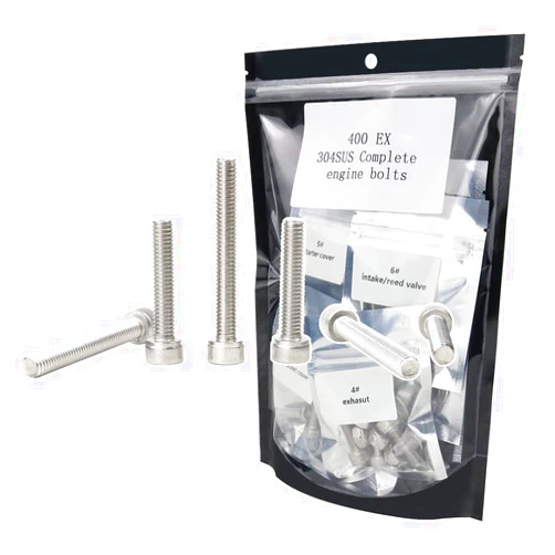 Xitomer Motorcycle Engine Bolt Kits, Fit for TRX400EX 400X 400EX 1999 2000 2001 2002 2003 2004 2005 2006 2007 2008, Stainless Bolt Screw Kit Set