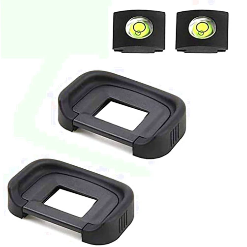 ULBTER EB Eyepiece Eyecup Eye Cup for Canon EOS 90D/80D/70D/60D/50D/40D/20D/5D Mark II/5D Mark I/6D Mark II/6D Mark I (2-Pack), ULBTER viewfinder Eyecup with Hot Shoe Cover