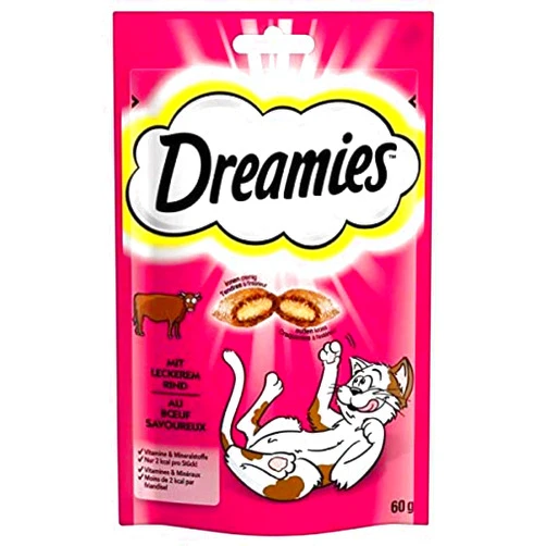 Dreamies Beef Cat Treats 60G