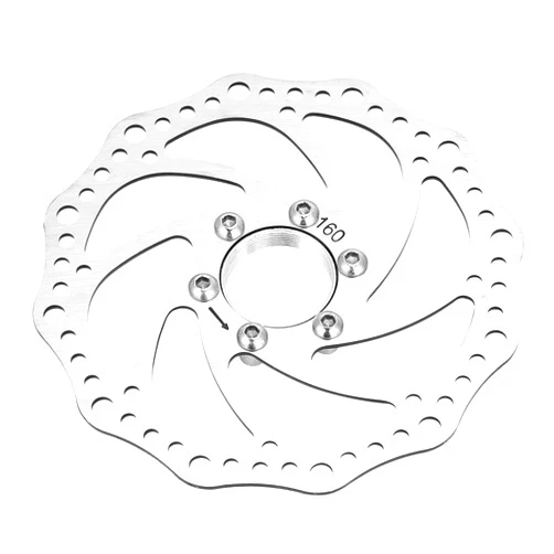 Ymiko 160 mm disc Brake Rotor 48mm Freewheel Threaded hubs Disk Flange and Spare Parts 160mm 6 Bolt Floating Brakes Alloy 31.8 for rt26