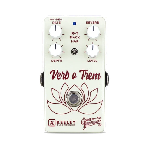 Keeley Eddie Heinzelman Verb o Trem Reverb and Tremolo Pedal, Off-White (KVoT)