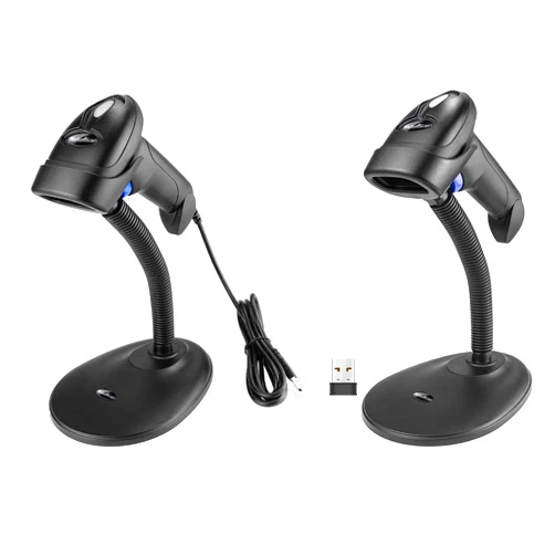 NetumScan Handheld USB 1D Barcode Scanner with Stand & Wireless 1D 2D Barcode Scanner with Stand, Automatic QR Code Scanner Supports Screen Scan Handheld CMOS Image Bar Code Reader