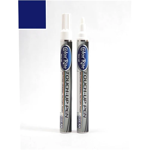 ColorRite Pen Automotive Touch-up Paint for Volvo S60 - Caspian Blue Pearl Clearcoat 498 - Color+Clearcoat Package