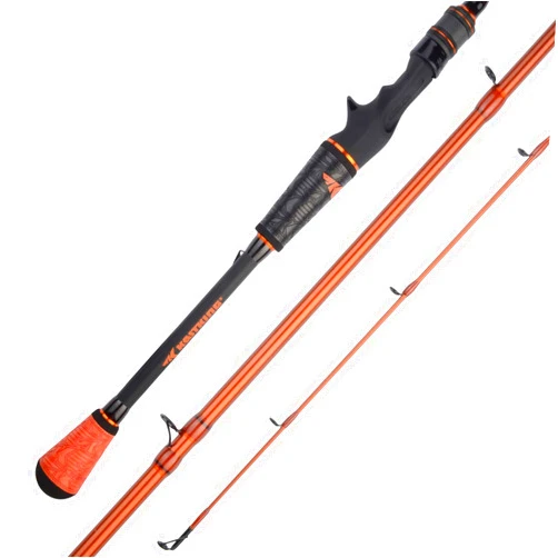 KastKing Speed Demon Pro Tournament Series Bass Fishing Rods, Elite Carbon High Modulus 1 Pc Blanks, Fuji Guides & Reel Seats, 20 Technique Specific Lengths & Actions-Spinning & Casting