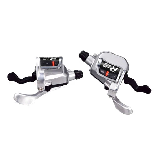 Microshift R10 Trigger Shifter Set, 10-Speed Road, Double, Optical Indicator, Shimano Compatible