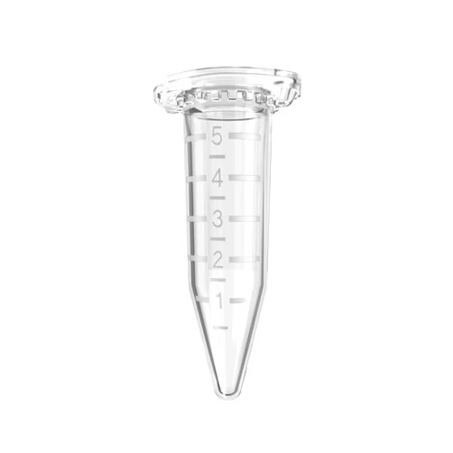 Eppendorf 0030119479 Polypropylene Clear Conical Tube, Eppendorf Biopur, 5.0ml Capacity, (Case of 50)