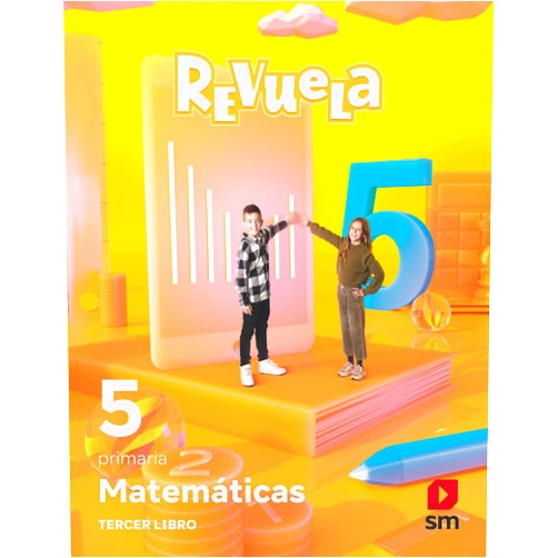 Spanish Edition by Equipo editorial SM, (Author), Javier Bernabeu Ruiz (Author), Ana Varela Ramos (Illustrator), Juan Antonio Rocafort (Illustrator), Aarón Illa Gómez (Illustrator), Roberto Zurdo (Illustrator), Diego Burdío Román (Illustrator), 123RF, (Illustrator), Shutterstock, (Illustrator), Istock, (Illustrator) & 7 more Matemáticas. Trimestres temáticos. 5 Primaria. Revuela