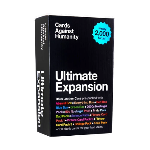 Cards Against Humanity: Ultimate Expansion • Nearly 2,000 Cards Pre-Packed in Our Boks Storage Case