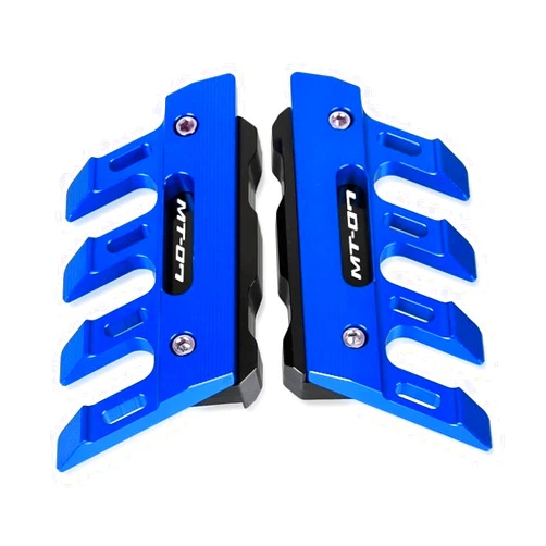 ESERYA Motorcycle Front Fender Side Anti-Fall Slider for Yamaha MT07 MT-07 FZ-07 MT 07 2018 2019 2020-2021 (Color : Blue)