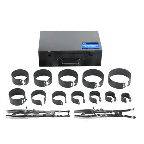 OTC 4840 Piston Ring Compressor Set with Ring Expander Pliers