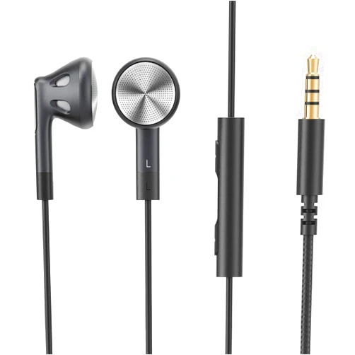 FiiO FF1 3.5mm HiFi Music Wired Bass Earbud 14.2mm Dynamic HD Microphone Earphone for Gaming Meeting Video (Black)