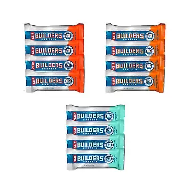 Clif Builders Bar CLIF BUILDERS - Protein Bars - Best Sellers Variety Pack - 20g Protein - Gluten Free (2.4 Ounce, 12 Count)