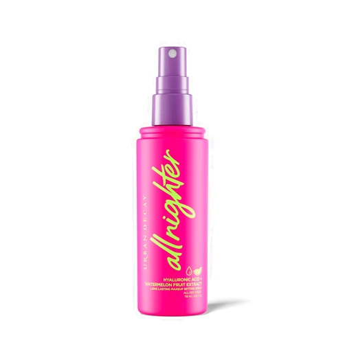 Urban Decay All Nighter Hyaluronic Acid Waterproof Dewy Setting Spray for Face, Luminous Glowy Look, Long-lasting, Smudge-proof & Transfer-resistant Makeup, Refreshing Watermelon Scent